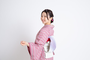 和服で同窓会へ